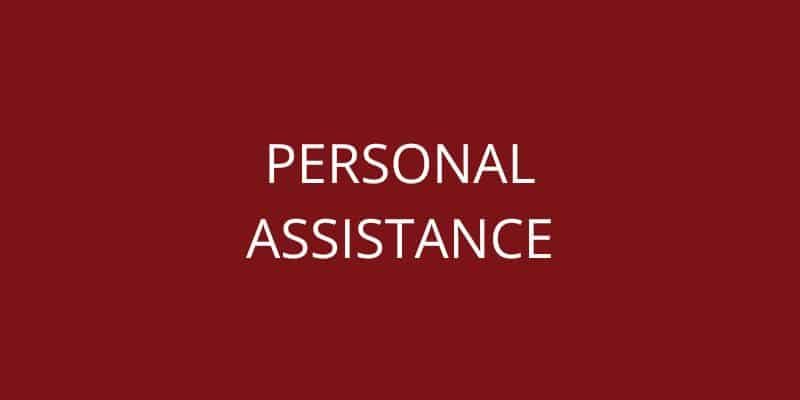 PERSONAL ASSISTANCE-SHCC